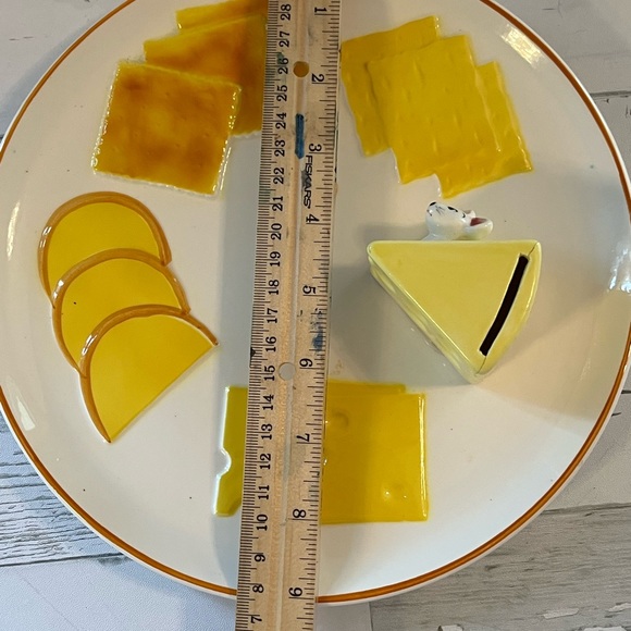 Vintage Lefton Cheese Plate - Picture 5 of 6